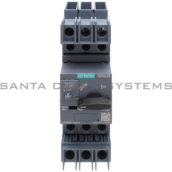 Siemens 3RV2711-0ED10 Circuit Breaker | 3RV2711-0ED10 Product Image