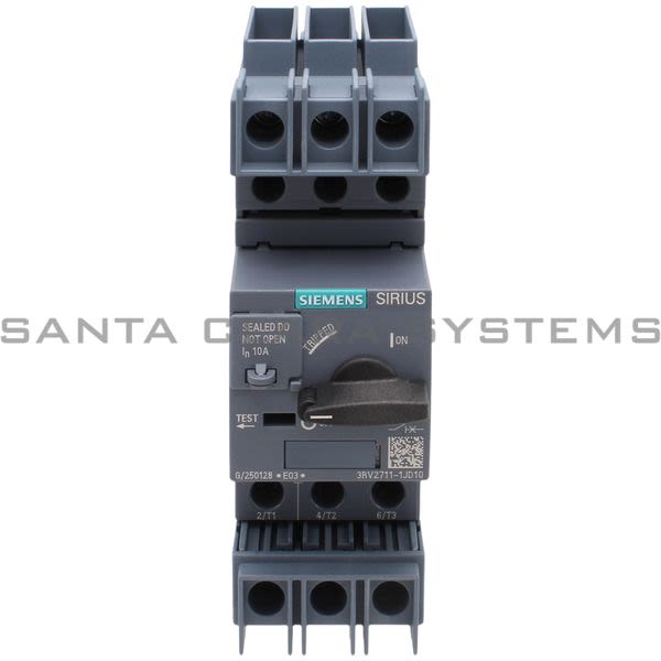 Siemens 3RV2711-1JD10 Circuit Breaker | 3RV2711-1JD10 Product Image