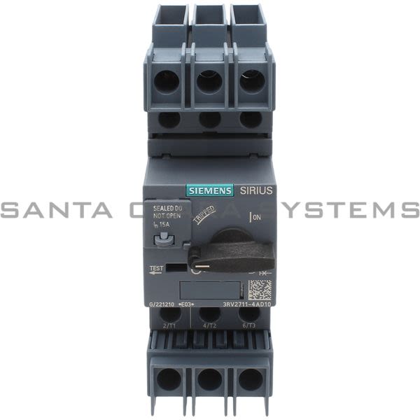 Siemens 3RV2711-4AD10 Circuit Breaker | 3RV2711-4AD10 Product Image