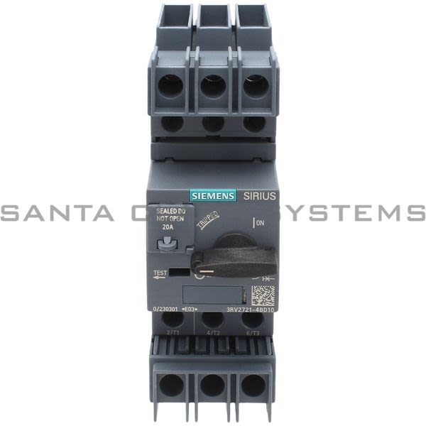 Siemens 3RV2721-4BD10 Circuit Breaker | 3RV2721-4BD10 Product Image