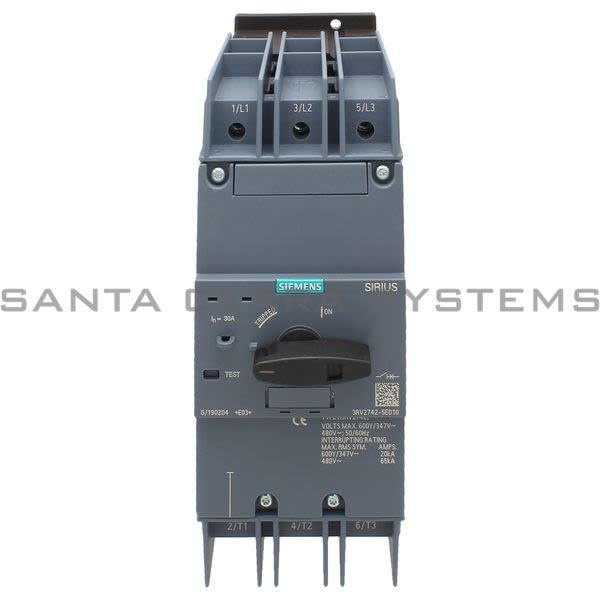 Siemens 3RV2742-5ED10 Circuit Breaker | 3RV2742-5ED10 Product Image