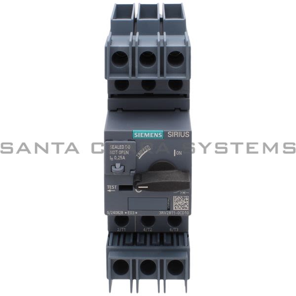 Siemens 3RV2811-0CD10 Motor Starter Protector Product Image