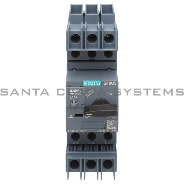 Siemens 3RV2811-1DD10 Motor Starter Protector | Sirius | 3RV2811-1DD10 Product Image