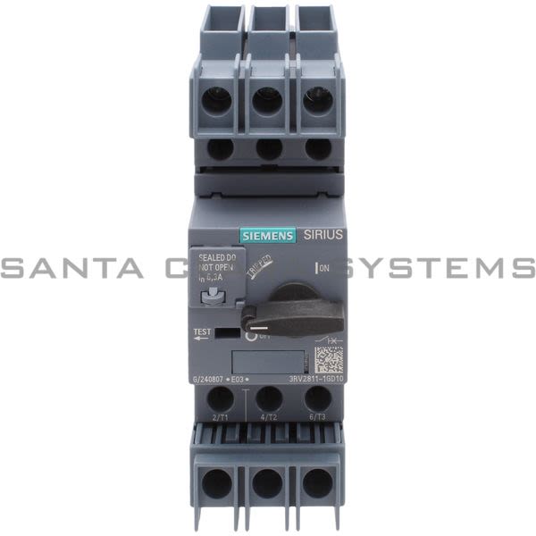 Siemens 3RV2811-1GD10 Motor Starter Protector Product Image
