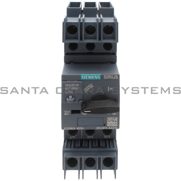 Siemens 3RV2811-4AD10 Motor Starter Protector Product Image