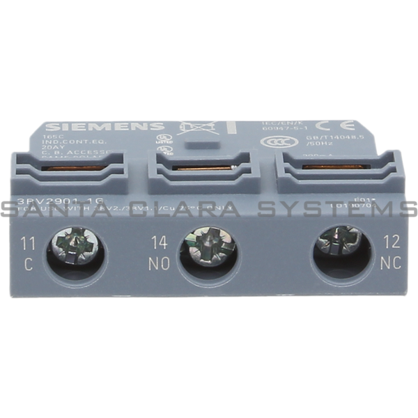 Siemens 3RV2901-1G Auxiliary Contact | 3RV2901-1G Product Image