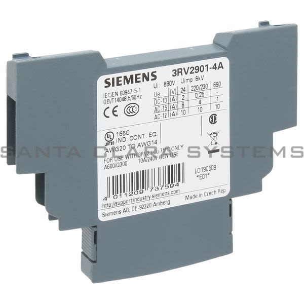 Siemens 3RV2901-4A 3RV2901-4A Product Image