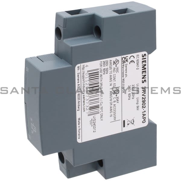Siemens 3RV2902-1AP0 Undervoltage Module | Sirius | 3RV2902-1AP0 Product Image