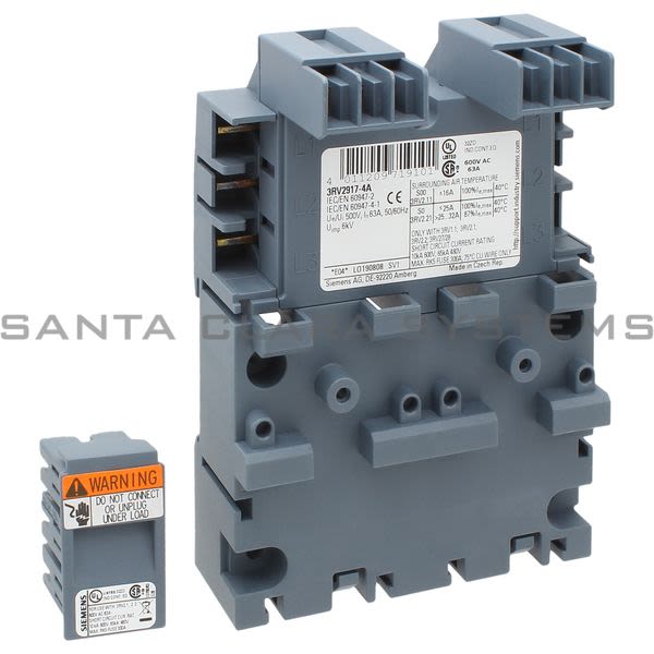 Siemens 3RV2917-4A Busbar Module | 3RV2917-4A Product Image