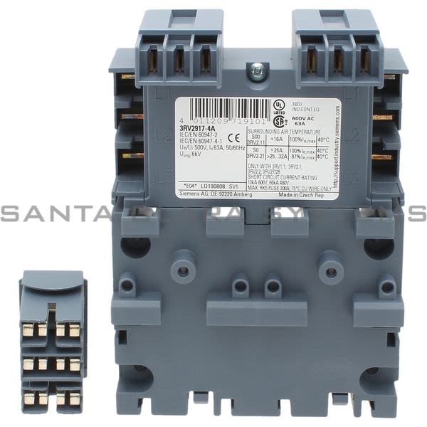 Siemens 3RV2917-4A Busbar Module | 3RV2917-4A Product Image