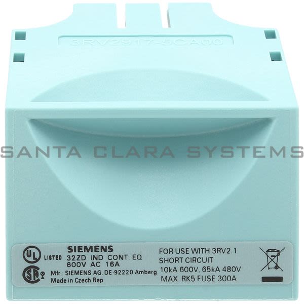 Siemens 3RV2917-5CA00 Connector | 3RV2917-5CA00 Product Image