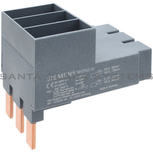 Siemens 3RV2935-5E Supply Terminal | 3RV2935-5E Product Image