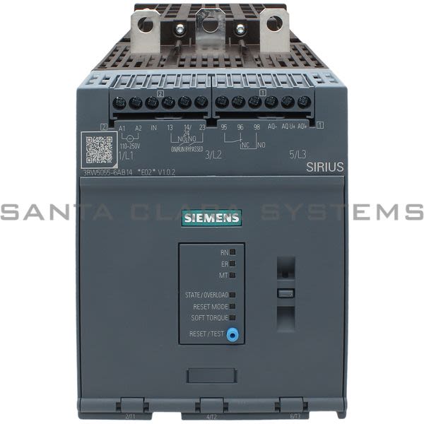 Siemens 3RW5055-6AB14 Soft Starter Product Image