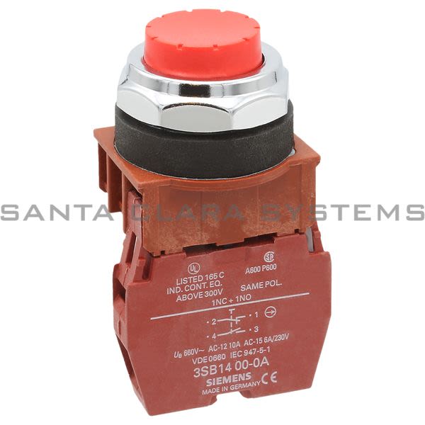 Siemens 3SB03-PER11 Pushbutton Product Image
