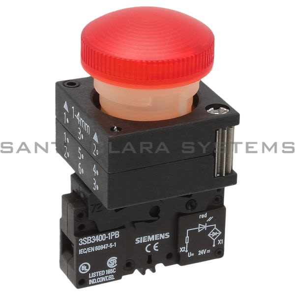 Siemens 3SB3244-6BA20 Pilot Light | 3SB3244-6BA20 Product Image