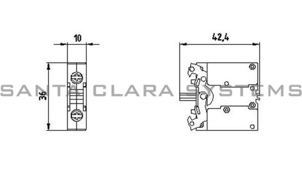 Siemens 3SB3400-0M Contact Block | 3SB3400-0m Product Image