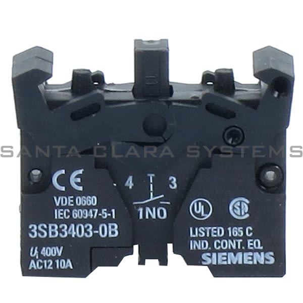 Siemens 3SB3403-0B Contact Block Product Image
