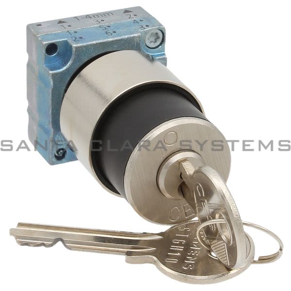 Siemens 3SB3500-4LR11 Key Switch | 3SB3500-4LR11 Product Image