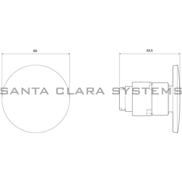 Siemens 3SB3501-1RA21 Push Button Product Image