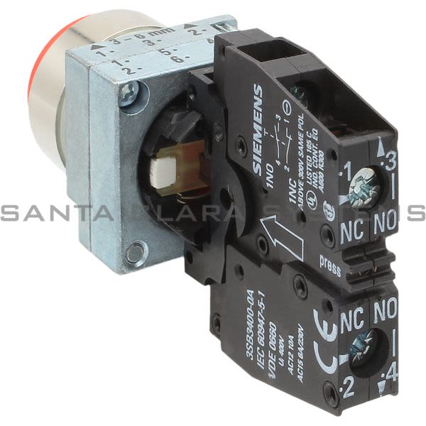 Siemens 3SB3601-0BA21 Pushbutton Product Image