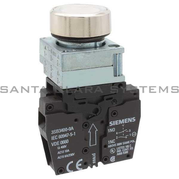 Siemens 3SB3639-0AA71 Push Button Product Image
