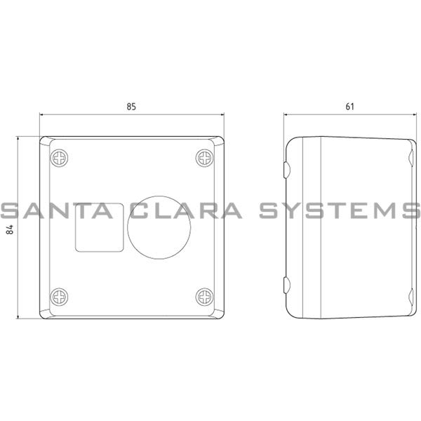 Siemens 3SB3801-0AA3 Housing Product Image