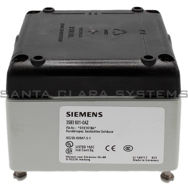 Siemens 3SB3801-0AZ Pushbutton Station | 3SB3801-0AZ Product Image