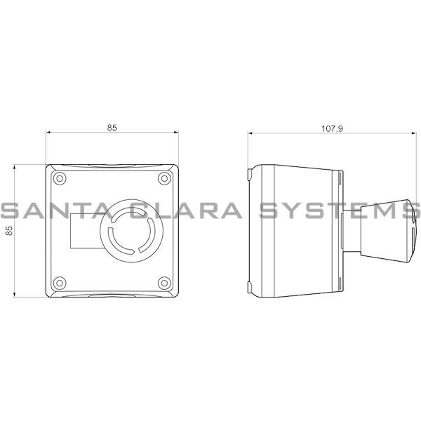 Siemens 3SB3801-0DG3 Housing | 3SB3801-0DG3 Product Image