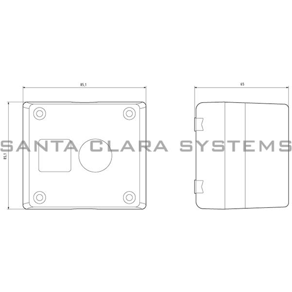 Siemens 3SB3801-2AA3 Housing Product Image
