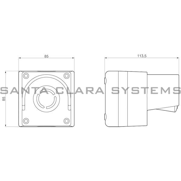 Siemens 3SB3801-2DF3 Housing Product Image