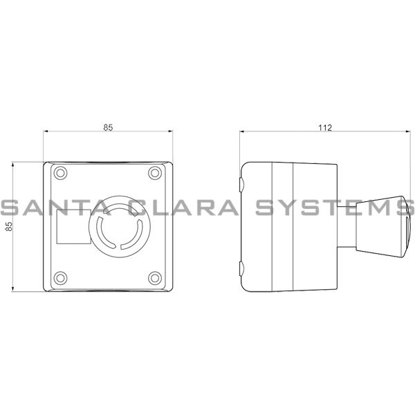 Siemens 3SB3801-2DG3 Housing Product Image