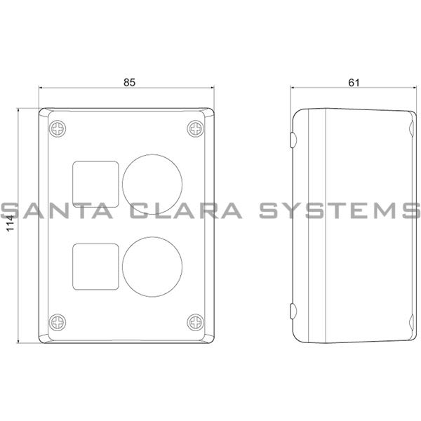 Siemens 3SB3802-0AA3 Housing Product Image