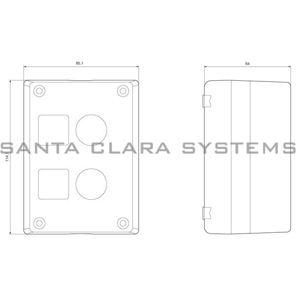 Siemens 3SB3802-2AA3 Enclosure Product Image