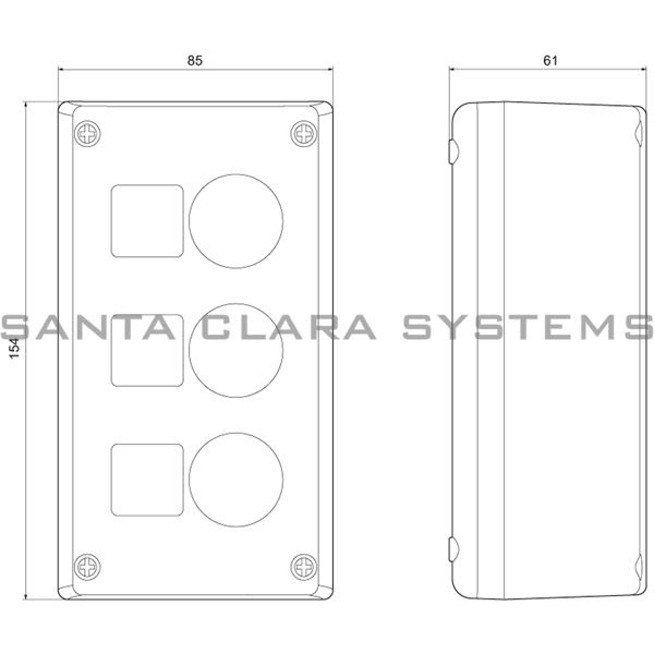 Siemens 3SB3803-0AA3 Enclosure Product Image