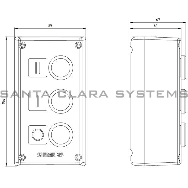 Siemens 3SB3803-0DB3 Housing Product Image