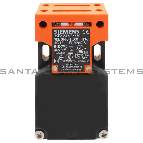 Siemens 3SE2243-0XX30 Interlock Switch | 3SE2243-0XX30 Product Image