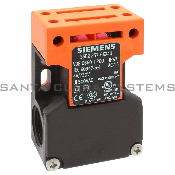 Siemens 3SE2257-6XX40 Safety Interlock Switch | 3SE2257-6XX40 Product Image