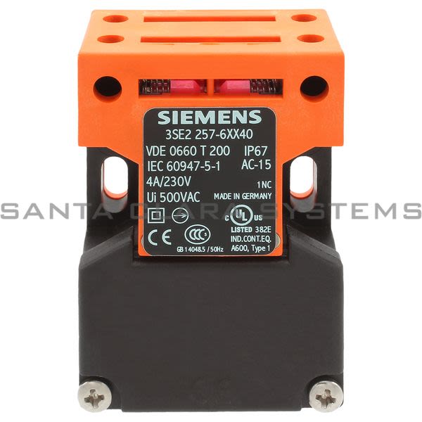 Siemens 3SE2257-6XX40 Safety Interlock Switch | 3SE2257-6XX40 Product Image