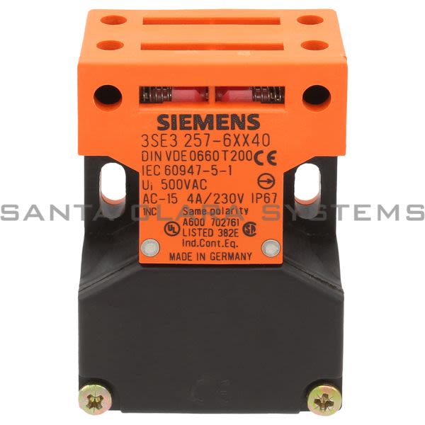 Siemens 3SE3257-6XX40 Interlock Switch | Siguard Product Image