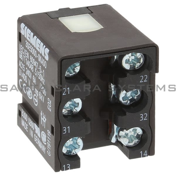 Siemens 3SE5000-0KA00 Contact Block | 3SE5000-0KA00 Product Image