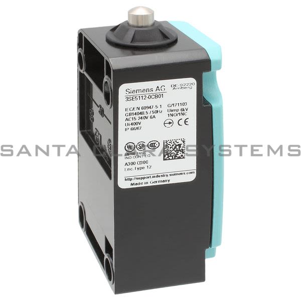 Siemens 3SE5112-0CB01 Position Switch | 3SE5112-0CB01 Product Image