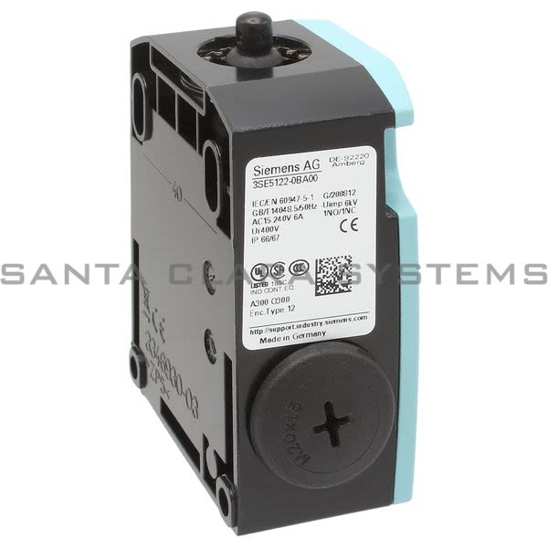 Siemens 3SE5122-0BA00 Position Switch | 3SE5122-0BA00 Product Image