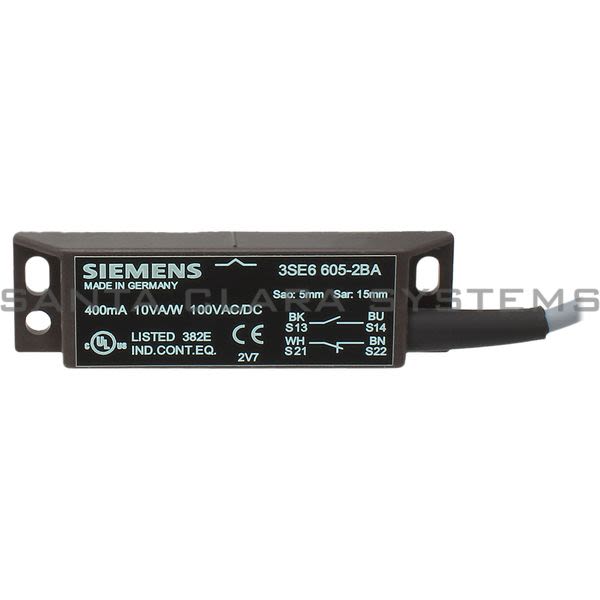 Siemens 3SE6605-2BA Magnet Switch | 3SE6605-2BA Product Image