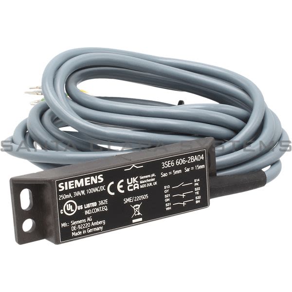 Siemens 3SE6606-2BA04 Magnet Switch | 3SE6606-2BA04 Product Image