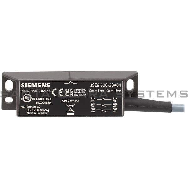 Siemens 3SE6606-2BA04 Magnet Switch | 3SE6606-2BA04 Product Image