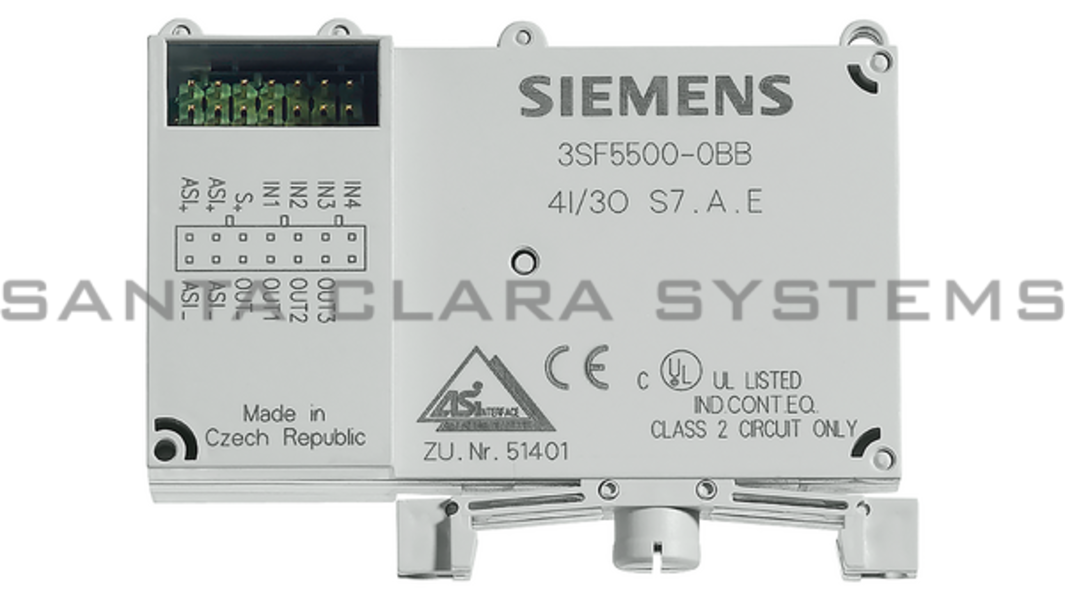Siemens 3SF5500-0BC Input/Output Module Product Image