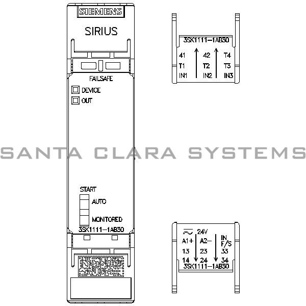 Siemens 3SK1111-1AB30 Control Product Image