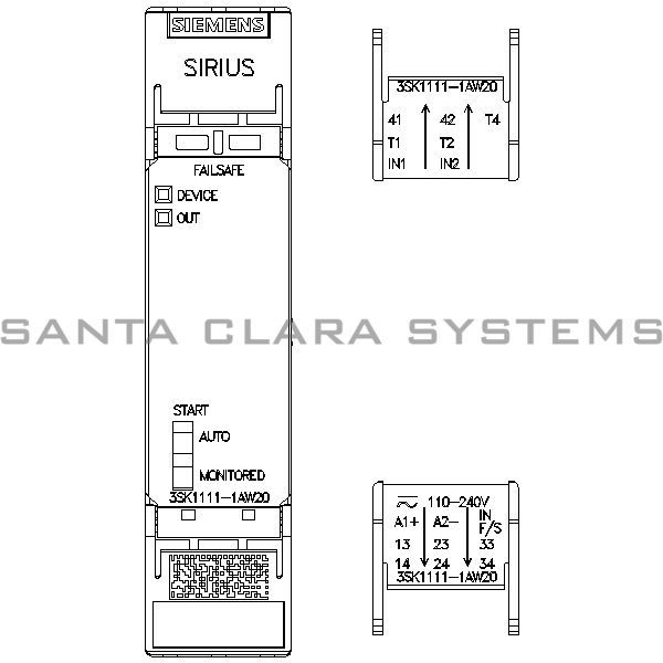 Siemens 3SK1111-1AW20 Control Product Image