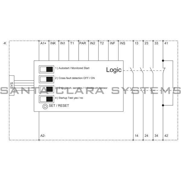 Siemens 3SK1121-1AB40 Safety Relay Product Image