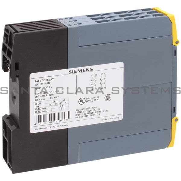 Siemens 3SK1121-1CB44 Safety Relay Product Image